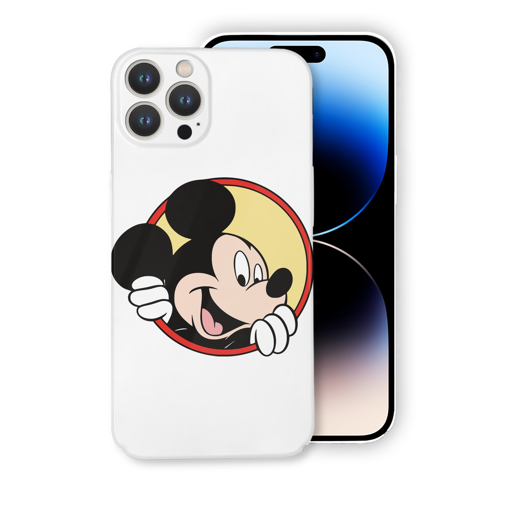 （画像用） ミッキーマウス Mickey Mouse 【iPhone 14シリーズ対応】ハードケース